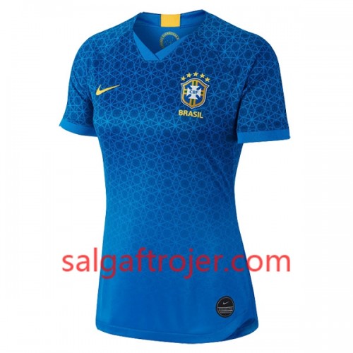 Brasilien Fodboldtrøjer Udebanesæt Kvindernes VM 2019 Kort ærmer Brasilien Fodboldtrøjer Udebanesæt Kvindernes VM 2019 Kort ærmer